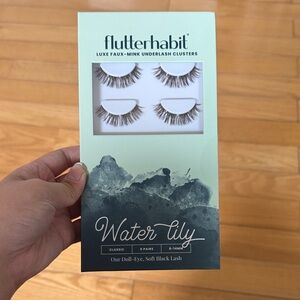 Flutterhabit Water Lily Faux-Mink Lashes - Black
